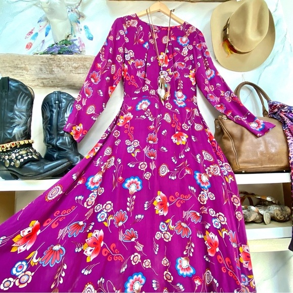 3rd FLOOR STUDIO Dresses & Skirts - NEW Made in Canada Enchanting boho Gypsy maxi dress folk prairie WESTERN vibes